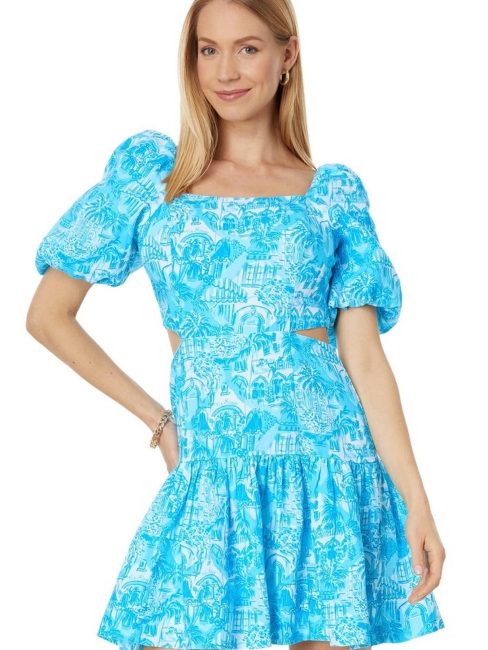 Kylanne Linen Shift Dress
